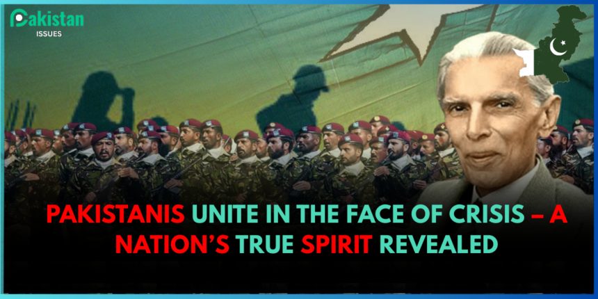 Pakistanis Unite in the Face of Crisis – A Nation’s True Spirit Revealed