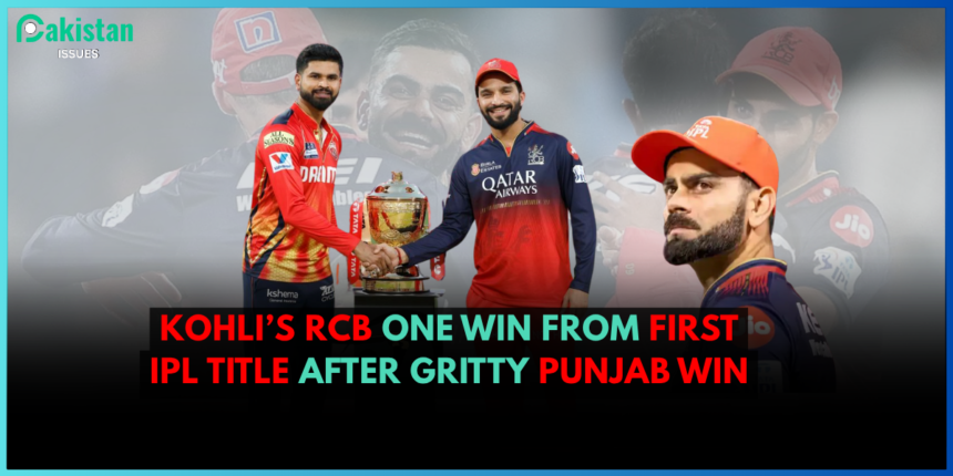 Kohli’s RCB One Win from First IPL Title After Gritty Punjab Win