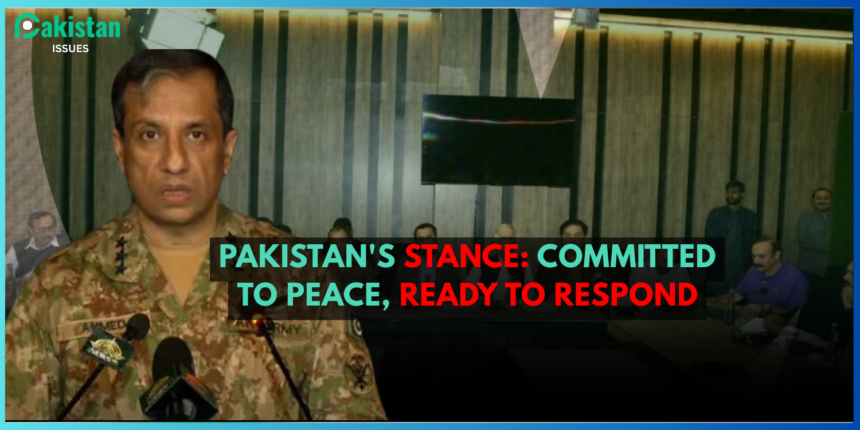 Pakistan's Stance: Committed to Peace, Ready to Respond