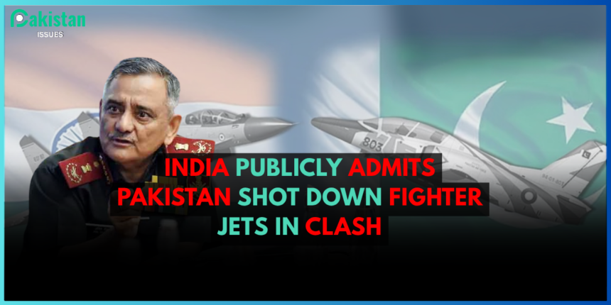 India publicly admits Pakistan shot down fighter jets in clash