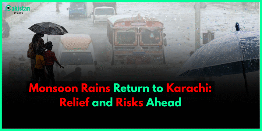Monsoon Rains Return to Karachi: Relief and Risks Ahead