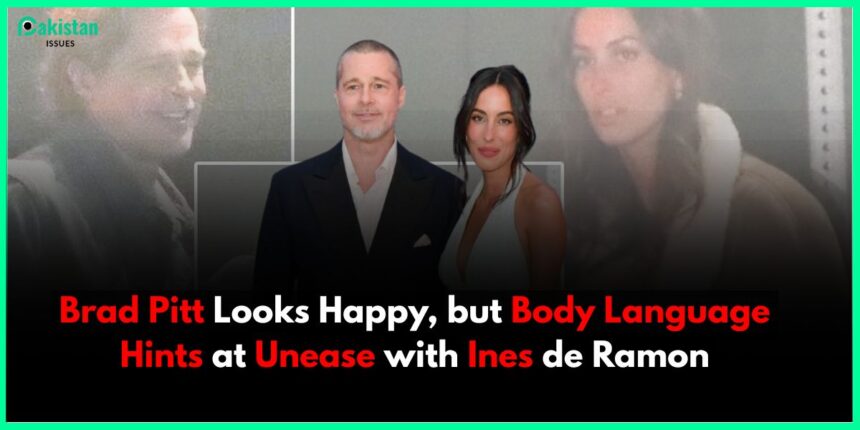 Brad Pitt Looks Happy, but Body Language Hints at Unease with Ines de Ramon