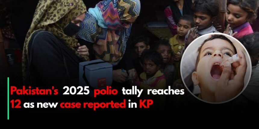 Pakistan's 2025 polio tally reaches 12 as new case reported in KP