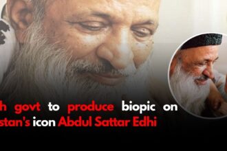 Sindh govt to produce biopic on Pakistan's icon Abdul Sattar Edhi