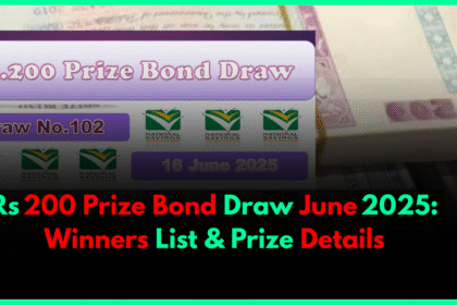 Rs 200 Prize Bond Draw June 2025: Winners List & Prize Details