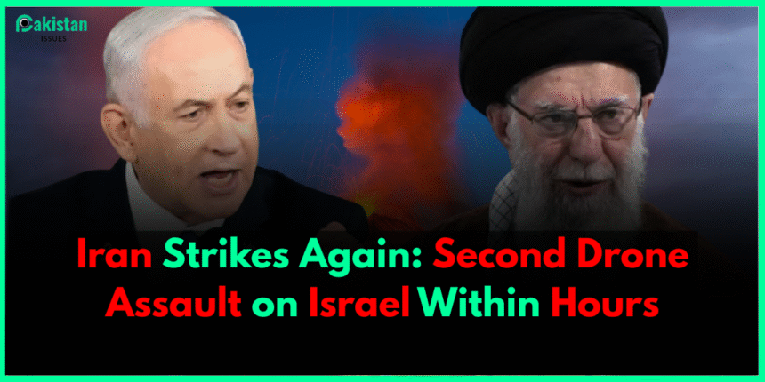Iran Strikes Again: Second Drone Assault on Israel Within Hours