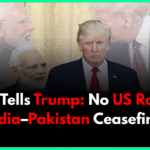 Modi Tells Trump: "No US Role in India–Pakistan Ceasefire"