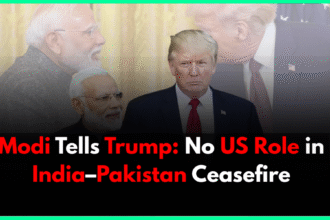 Modi Tells Trump: "No US Role in India–Pakistan Ceasefire"