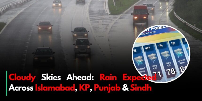 Cloudy Skies Ahead: Rain Expected Across Islamabad, KP, Punjab & Sindh