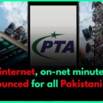 Free internet, on-net minutes announced for all Pakistanis