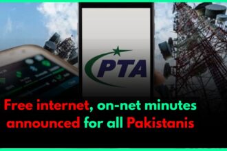 Free internet, on-net minutes announced for all Pakistanis