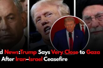 Good News:Trump Says Very Close to Gaza Deal After Iran–Israel Ceasefire