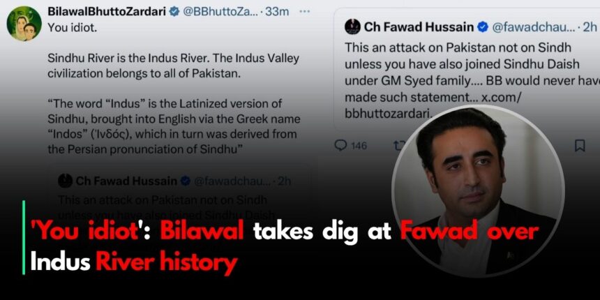 'You idiot': Bilawal takes dig at Fawad over Indus River history