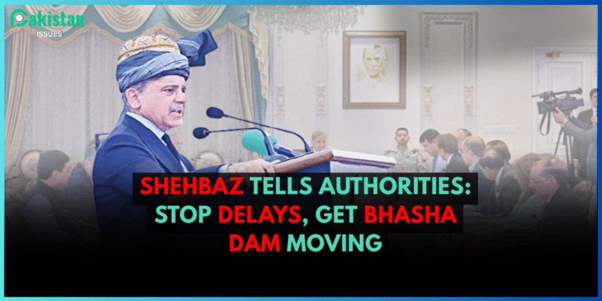 Shehbaz Tells Authorities: Stop Delays, Get Bhasha Dam Moving
