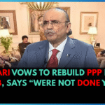 Zardari Vows to Rebuild PPP in Punjab, Says “We’re Not Done Yet